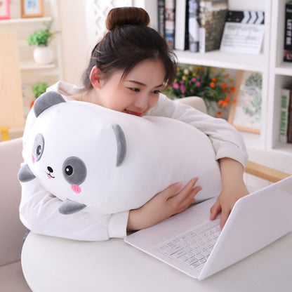 Long Cat Pillow 90cm Soft Stuffed Animal Plushies Sofa Bed Cushion Cute Kawaii Dog Kitty Dinosaur Pig Penguin Frog Unicorn Deer Totoro Bear Plush Kitten Kid Birthday Gift