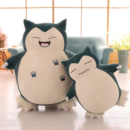 GIANT Snorlax Plush 200cm Large Life Size Pokemon Anime Stuffed Animal Toys Giant Big Plushie Kawaii Semi-finished Video Game Pillow Gift for Children