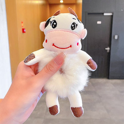 New Children Girls Cute Cartoon Panda Cat Rabbit Plush Elastic Hair Bands Hair Decorate Scrunchie Fashion Women Hair Accessories