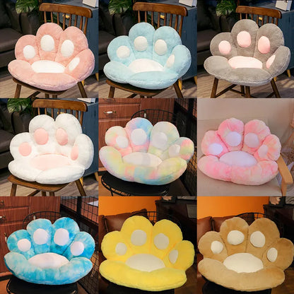 Cat Paw Pillow Plush Bear Dog Seat Gamer Chair Cushion Sofa Throw Stuffed Animal Plushies Home Decor Winter Children Girls Birthday Gift