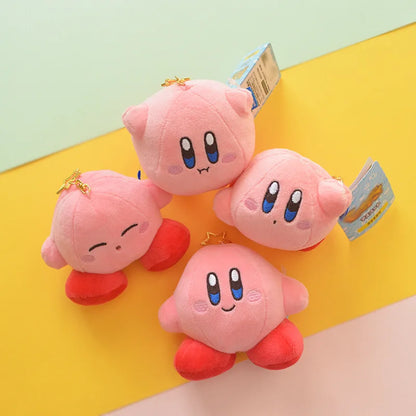 Cute Cartoon Star Kirby Plush Doll Toy Waddle Dee Doo Game Pink Kirby Bag Pendant Keychain Stuffed Toy Girls Holiday Gift