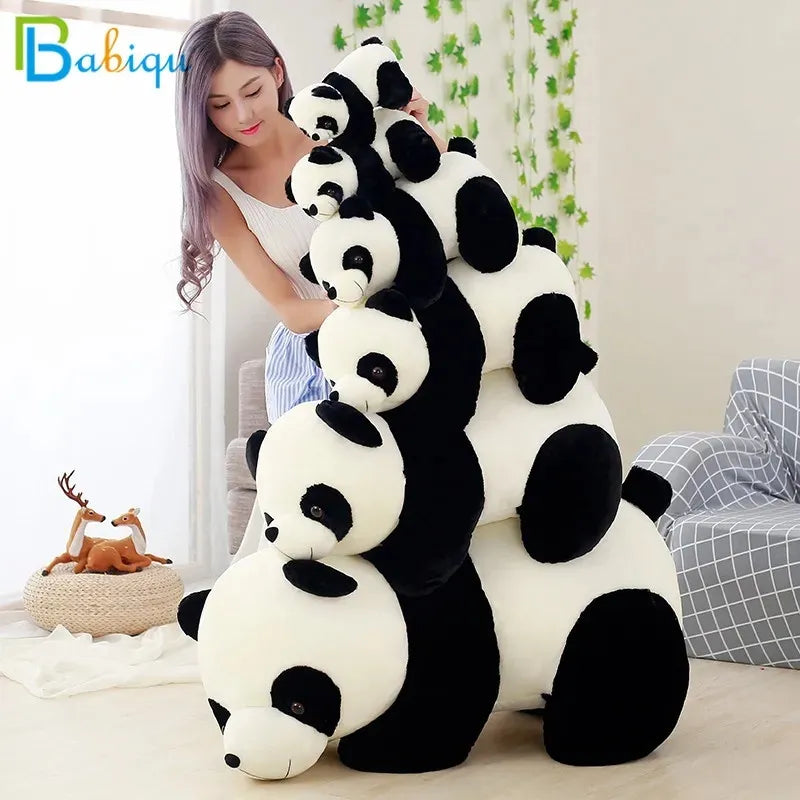 20CM Cute Baby Big Giant Panda Bear Plush Stuffed Animal Doll Animals Toy Pillow Cartoon Kawaii Dolls Girls Lover Gifts