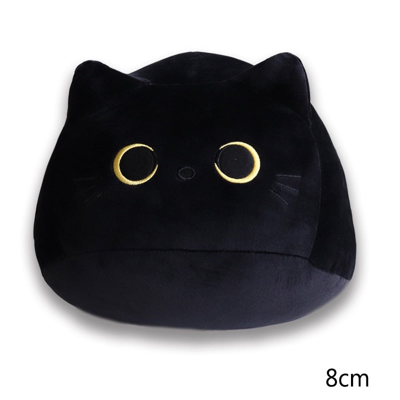 Kawaii Black Cat About 8Cm Pillow Plush Doll Toys Cute Cute High Quality Gifts for Boys Girls Friends Decorate Childrens