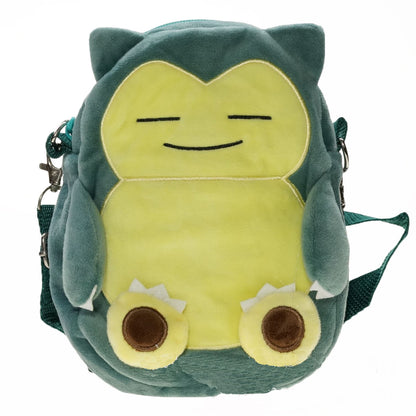 Pokemon Bag Plush Backpack Pikachu Snorlax Charmander 19CM Video Game Children's Messenger Boys and Girls Coin Purse Gifts