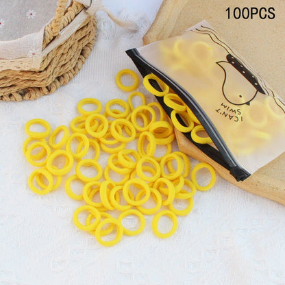 20/50Pcs/Set Girls Colorful Nylon Small Elastic Hair Bands Kids Cute Bow Hair Bands Ponytail Holder Headband Hair Accessories