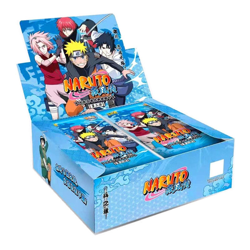 KAYOU Original Naruto Complete Series Card Booster Pack Anime Figure Rare Collection Cards Flash Card Toy For Children Xmas Gift