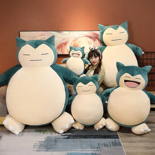 GIANT Snorlax Plush 200cm Large Life Size Pokemon Plushie Huge Stuffed Animal Big Pokémon Doll Semi-finished Holster Toys Kawaii Video Game