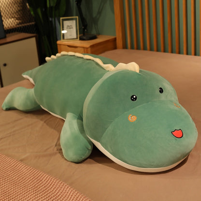 Kawaii Giant Dino Plushie Toy: Soft Stuffed Dinosaur Animal Doll