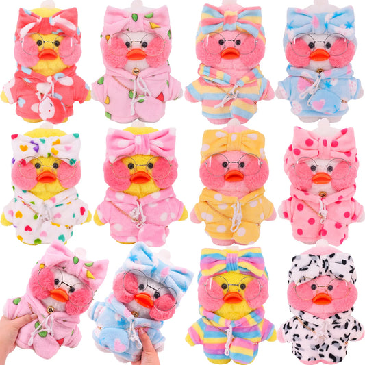 30 Cm Lalafanfan Doll Clothes Plush Hoodie Hairband Bags Plush Stuffed Dolls Yellow Duck Accessories Children's Toys Holiday Gif