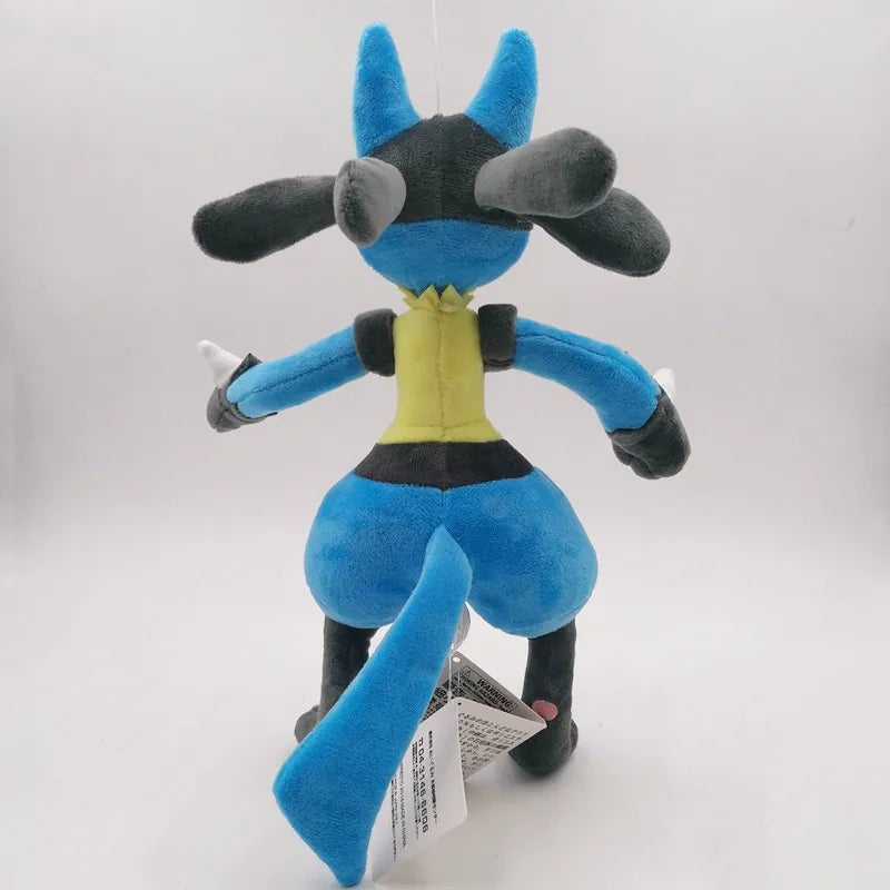 Original Pokemon Riolu Lucario Plush Puppet Decoration Cartoon Stuffed Dolls Toys Kawaii Children Birthday Gift for Boy