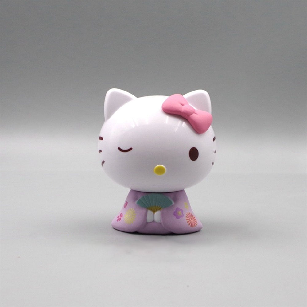 Sanrio Anime Figure Cinnamoroll Hello Kitty Kuromi Doll Cartoon Decorations Action Figures DIY Cake Decorate Toys Gifts for Kids