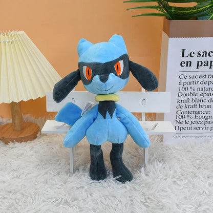 26cm Pokemon Peluche Kawaii Riolu Plush Toy Cute Anime Figure Cartoon Soft Stuffed Animals Toy Birthday Gift