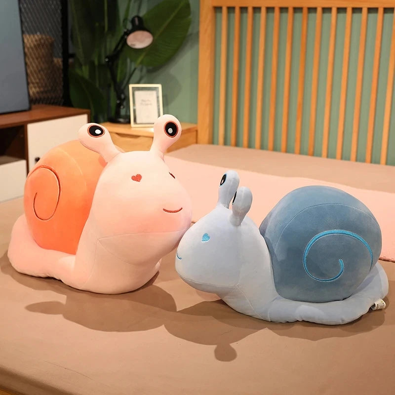 20/30cm Cartoon Snails Plush Toys Lovely Animal Pillow Stuffed Soft Kawaii Snail Dolls Sofa Cushion Cute Birthday Gift for Girls