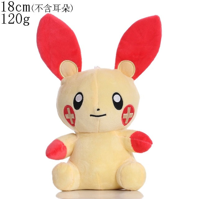 35cm Pokemon Plush Toy Anime Figure Pikachu Charizard Mewtwo Eevee Mew Lucario Gengar Stuffed Animal Plushies Doll Toy Kids Xmas Gift