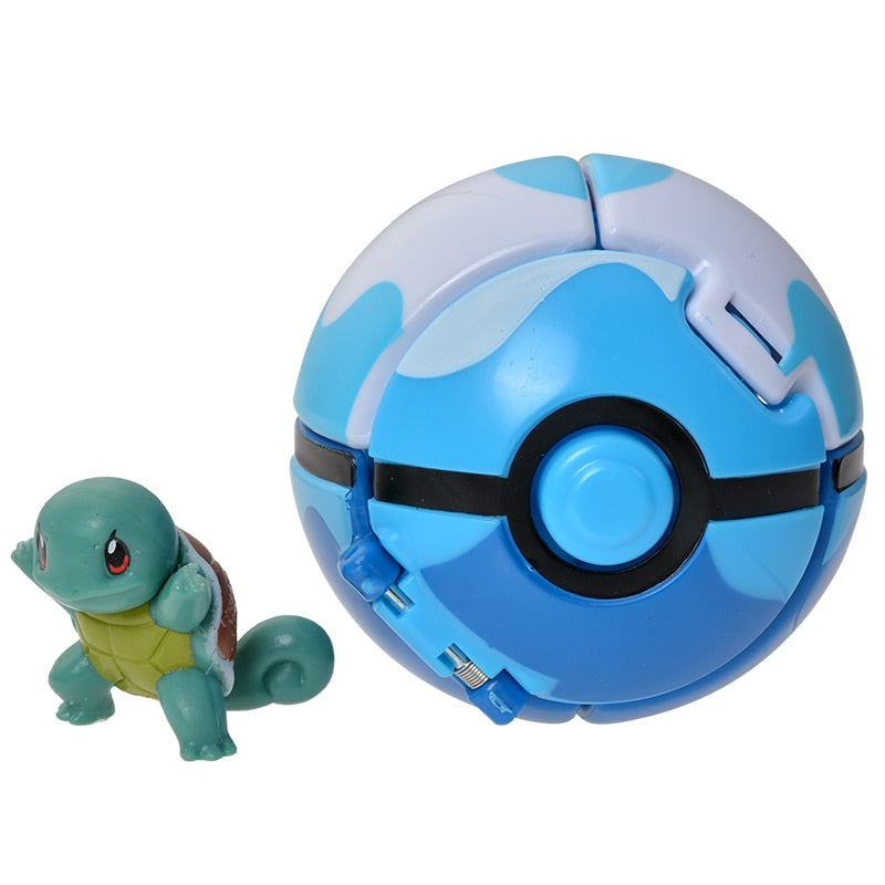 18 Styles New Pokemon Pokeball Deformation Toys Pikachu Charmander Blastoise Mewtwo Action Figure Anime Model Children's The Toy