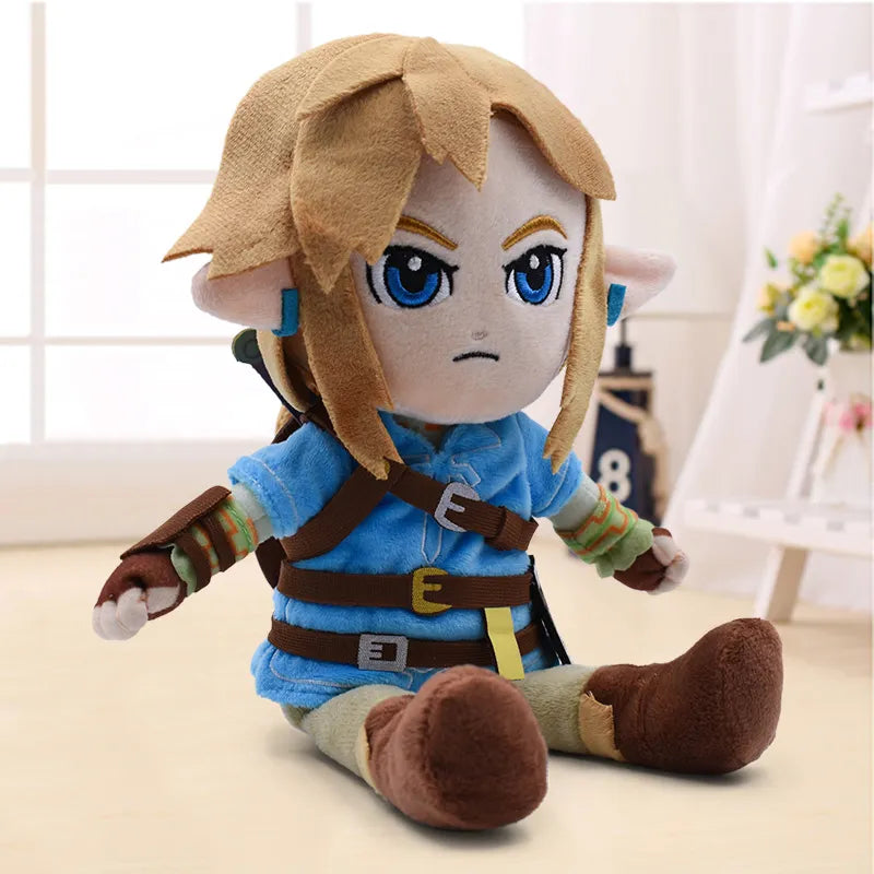 New Arrival Legend of Zelda Breath of the Wild Link Plush Toys Cartoon Boy With Sword Video Game Soft Stuffed Doll for Kids Child Best Gift