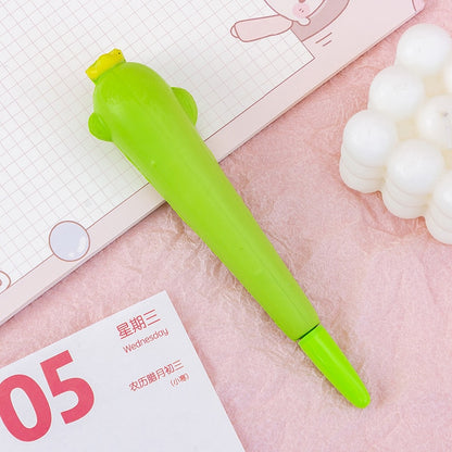 0.5mm Kawaii Animals Stress Relieve Squishy Gel Pen Signature Squeeze Foam Pen Cute School Office Supplies Gift Stationery