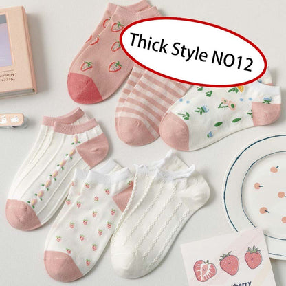 1pair/Cute Summer Women Short Socks Boat Chaussette Femme Cotton Ankle Lace Mujer Sock Female Mesh Breathable Calcetines