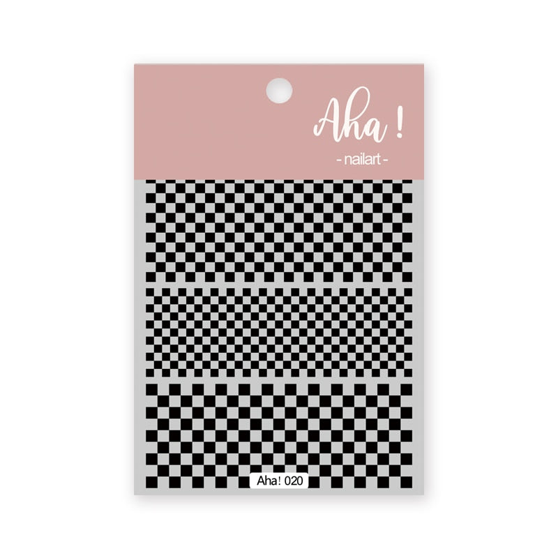 1Sheet Korean White Cloud Blue Nail Art Sticker 3D Star Moon Decal Pure Twilight Self-adhesive Manicure Slider Accessories RE#53
