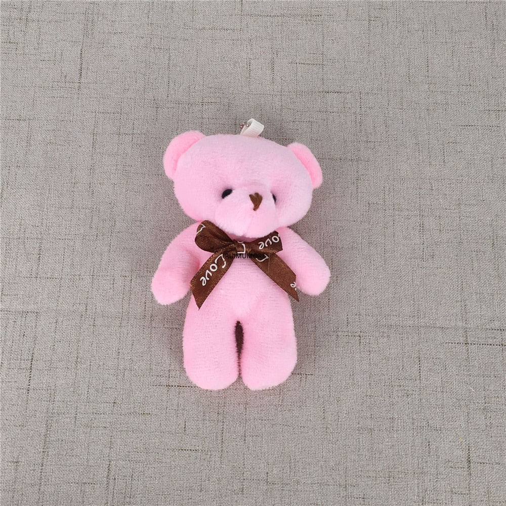 NEW 8CM Approx. Gift Bear Plush Stuffed TOY ; Accessories Plush TOY DOLL