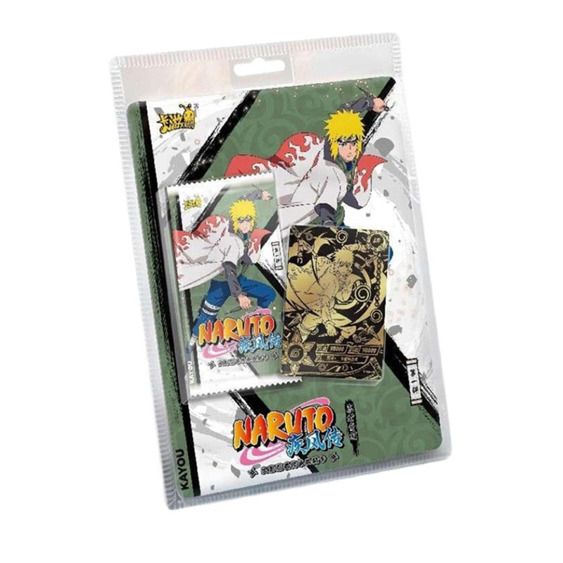 KAYOU Original Naruto Complete Series Card Booster Pack Anime Figure Rare Collection Cards Flash Card Toy For Children Xmas Gift