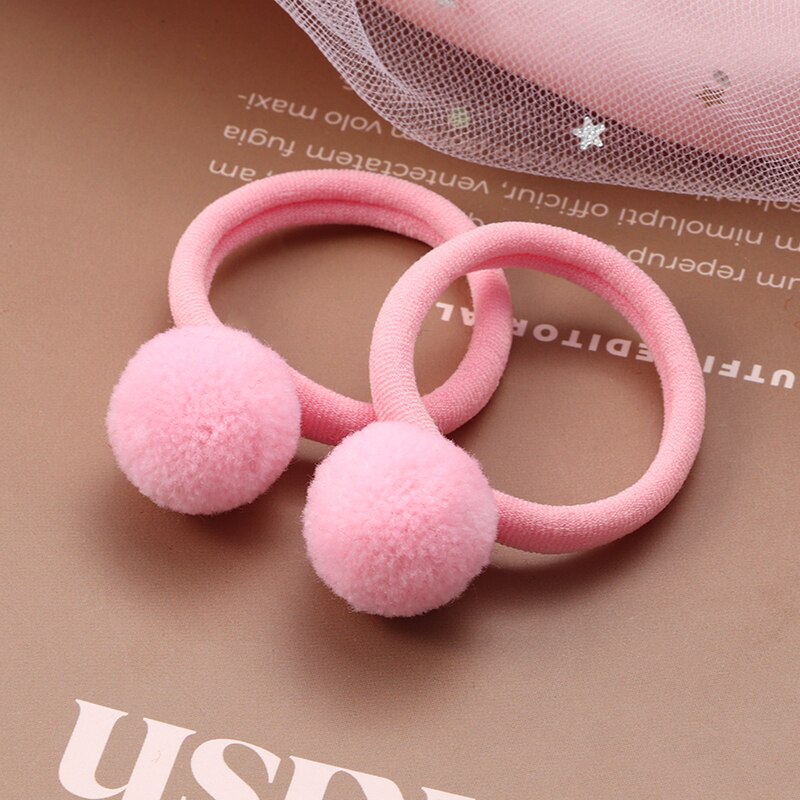 2Pcs New Cartoon Animals Hair bands Girls Nylon Elastic Rubber Band Hair Ring Headbands Cute Kids Headwear Hair accessories Gift