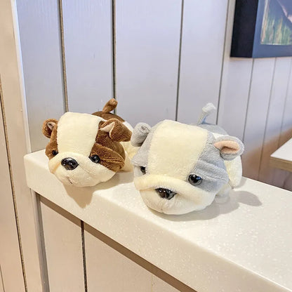 11CM Mini Puppy Plush Toy Plush Puppy Doll Creative Pendant Holiday Decoration Children's Gift Cartoon Puppy Shar-pei Dog