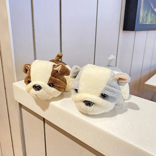 11CM Mini Puppy Plush Toy Plush Puppy Doll Creative Pendant Holiday Decoration Children's Gift Cartoon Puppy Shar-pei Dog