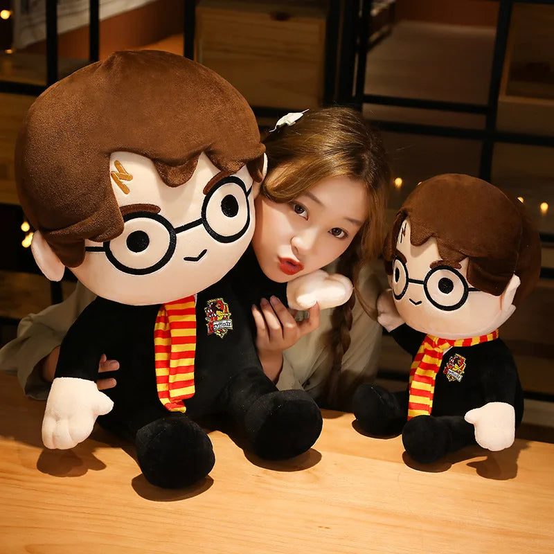 20-60cm Hot Movie Harry Potter Plush Peluche Anime Figures Ron Model Soft Dolls Decoration Children Toys Birthday Gift