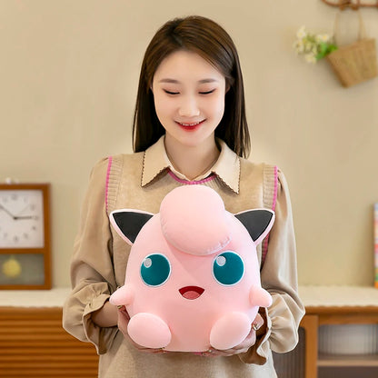 Big Size Pokemon Jigglypuff Peluche Plush Toy Pikachu Pillow Bulbasaur Squirtle Snorlax Jigglypuff Stuffed Doll Kids Xmas Gift