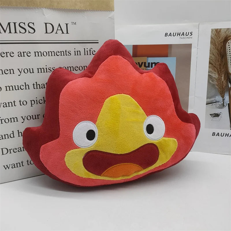 Calcifer Fire Plush Toy Moving Castle Cute Plush Doll Sofa Pillow Soft Stuffed Toy Doll Christmas Birthday Gift For Children