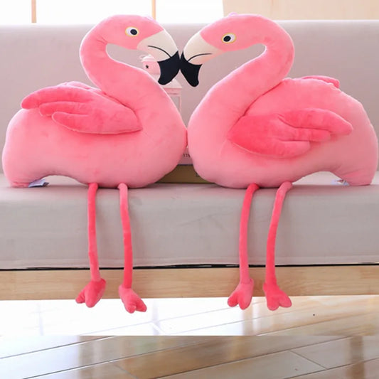 GIANT Flamingo Plush Toy 100cm Large Pink Bird Stuffed Animal Soft Doll Plushies Pillow Kawaii Cute Peluche Room Decor Kids Birthday Gift