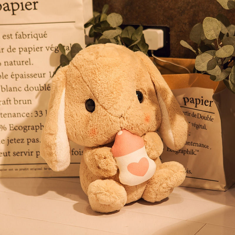 Bunny Stuffed Animal 43cm Cute Rabbit Plush Toy Soft Plushies Cushion Kid Doll Birthday Gifts for Children Baby Sleeping Pillow