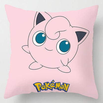 45x45cm Pokemon Cushion Cover Pikachu Meowth Poke Ball Charmander Kawaii Anime Pillowcase Anime Figure Decor Sofa Pillow Cover