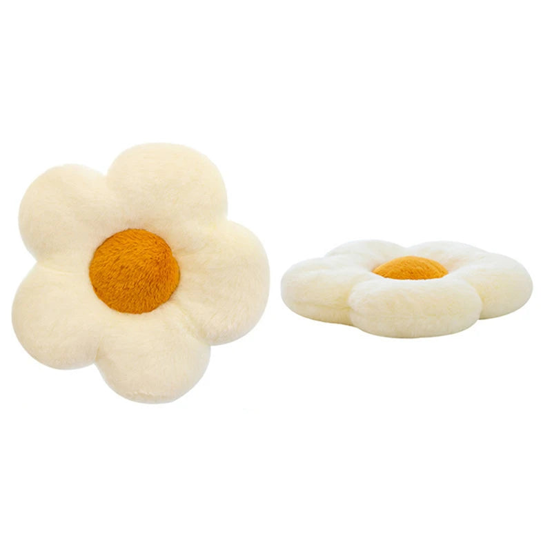 Plush Toys Stuffed Daisy Flower Seat Cushion Sunflower Shape Kids Girl Bedroom Seat Pillow Office Room Decor Sofa Cushions 35cm