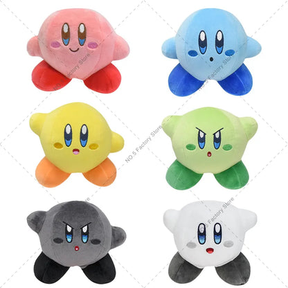 Game Star Kirby Stuffed Doll Peluche 5“ Kawaii Pink Kirby Grey Kirby Ghost Kirby Anime Plush Toys Christmas Gifts for Children