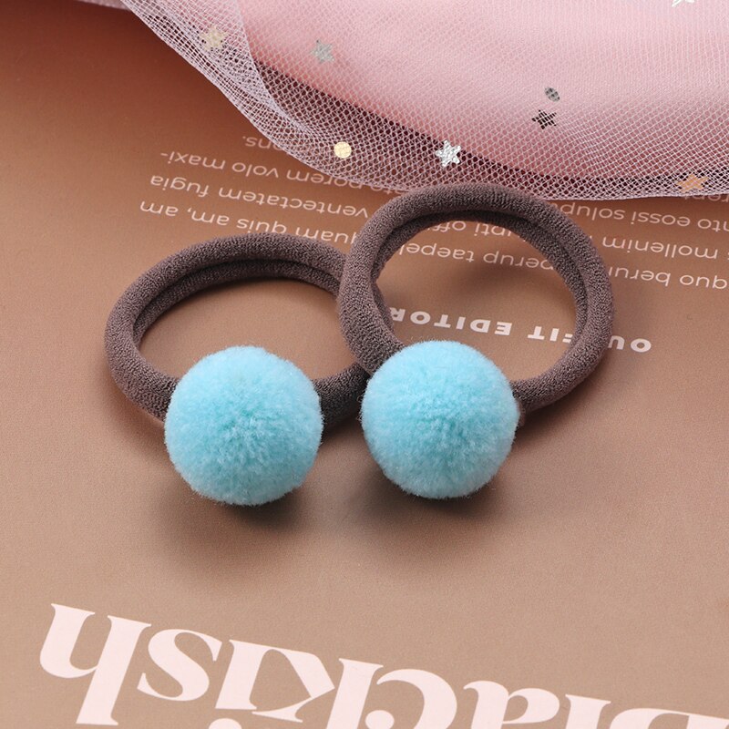 2Pcs New Cartoon Animals Hair bands Girls Nylon Elastic Rubber Band Hair Ring Headbands Cute Kids Headwear Hair accessories Gift
