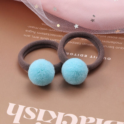 2Pcs New Cartoon Animals Hair bands Girls Nylon Elastic Rubber Band Hair Ring Headbands Cute Kids Headwear Hair accessories Gift