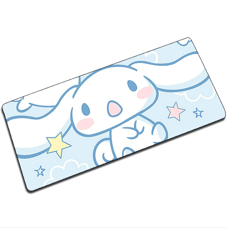 Mouse Pad Gaming Cinnamorol Deskmat Cute 900x400 Kawaii Computer Accessories Desk Mat Pads Gamer Large Carpet Mousepad Game Mats