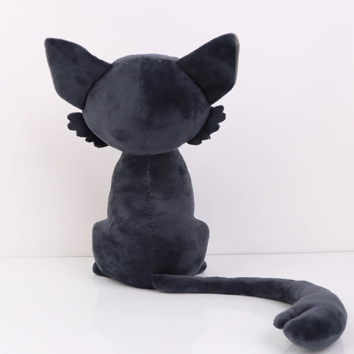 28cm Suzume No Tojimari Plush Toy Daijin Cat and Sadaijin Black Cat Plushie Soft Stuffed Animal Doll Birthday Gift for Baby Kids