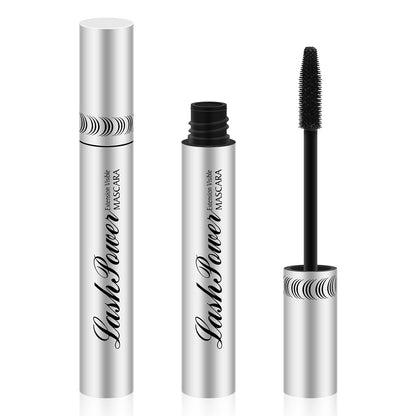 Waterproof Anti-sweat Mascara Lengthens Eyelashes Extension Black Silk Fiber Mascara Female Non-smudge Mascara Makeup Cosmetic