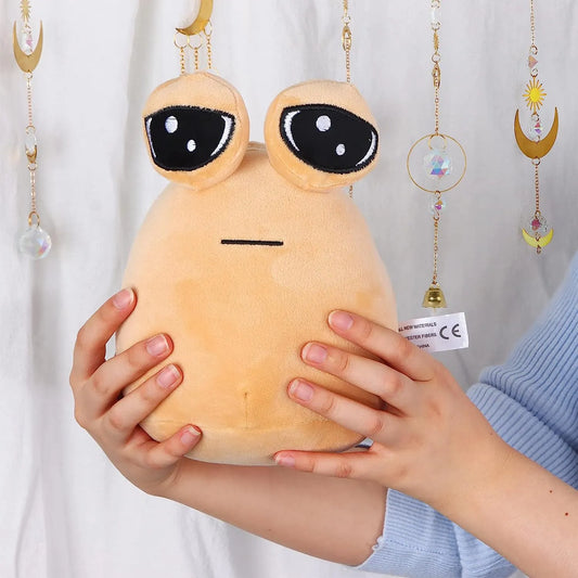 22cm/8.6in Pou Plush Cartoon Alien Toy Kawaii Stuffed Animal Doll Hot Game Figure Gifts for Fans