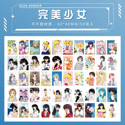 50sheets Cute Fashion girl Decorative Stickers Book Art Craft Scrapbooking Label Diary Japanese Stationery Album Journal Planner