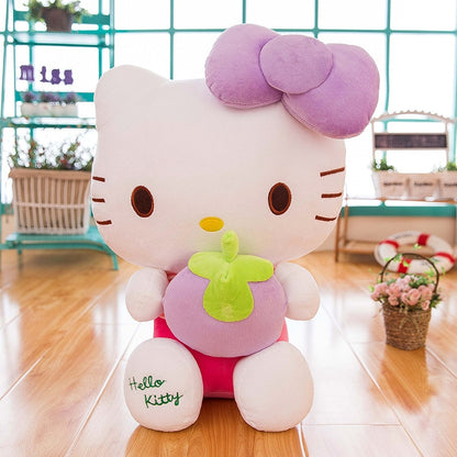 Stuffies Hello Kitty New Sanrio Kawaii Plush Toy Pillow Doll Stuffed Animal Plushies Home Decoration Peluche Children Girls Birthday Gift