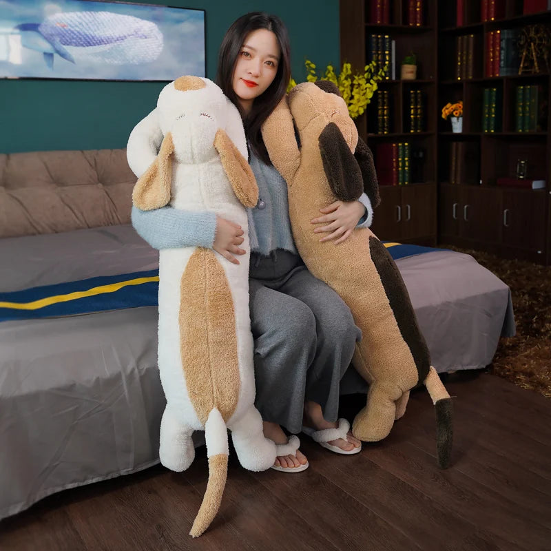 100/130/150CM Huge Soft Body Long Dog Plush Pillow Stuffed Animal Home Decoration Sofa Cushion Children Girl Holiday Gift Toys