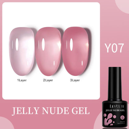 LILYCUTE 7ML Gel Nail Polish Nude Vernis Semi-Permanent Nail Polish For Nails Soak Off UV LED UV Gel DIY Nail Art Gel Varnishes