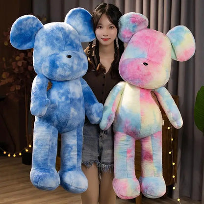 34/60/105CM Giant Bearbricked Plush Lovely Kawaii Violence Bear Doll Toy Cute Soft Stuffed Teddy Bear Plushies Pillow Child Gift