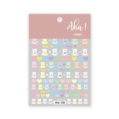 1Sheet Korean White Cloud Blue Nail Art Sticker 3D Star Moon Decal Pure Twilight Self-adhesive Manicure Slider Accessories RE#53