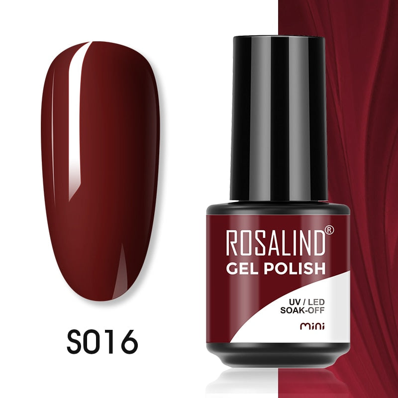 ROSALIND 7ML Gel Polish Glitter Nail Polish All For Nails Manicure Nails Art Base Top Coat UV Semi Permanent Gel Varnishes