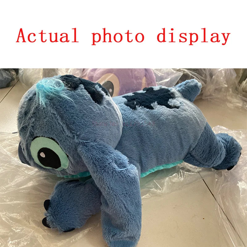 45-80cm Lilo & Stitch Disney Plush Doll Big Stuffed Animals Toys Pillow for Sleep Children Birthday Gift Valentine's Day Present